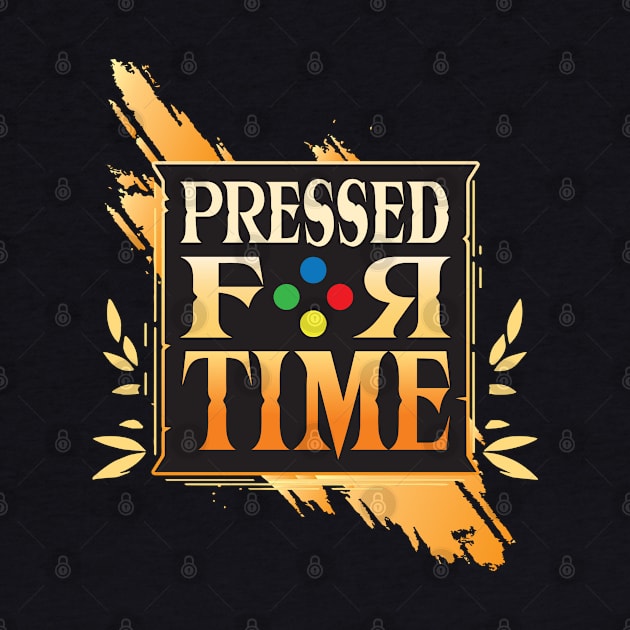 Pressed for Time Gold Logo by Pressed for Time Productions